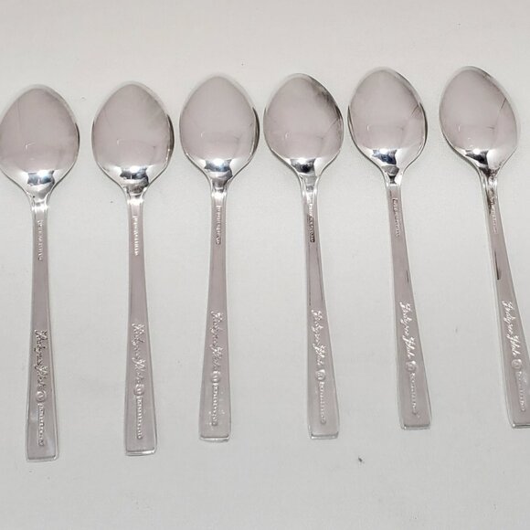 Vintage Tea Spoons Thomas Turner & Co “Pedigree Plate ” Windsor Pattern, England - Picture 9 of 13
